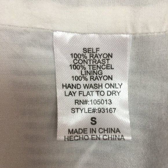 Savanna Jane Women’s Boho Floral Stripes Summer Shift Mini Dress Size Small - Picture 13 of 13